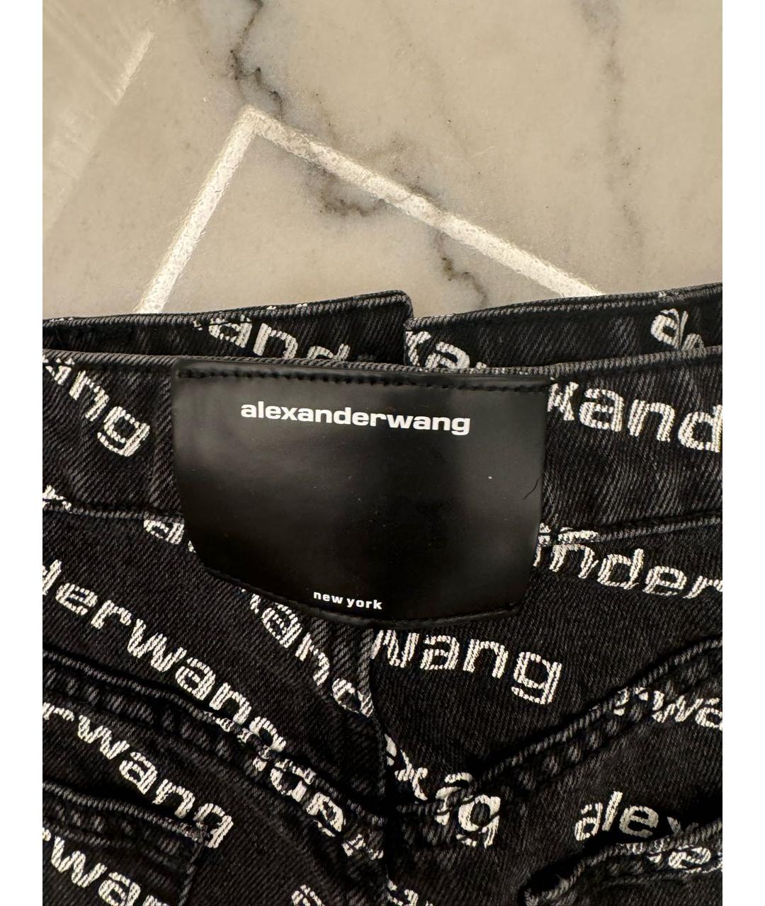 ALEXANDER WANG Черные деним шорты, фото 5