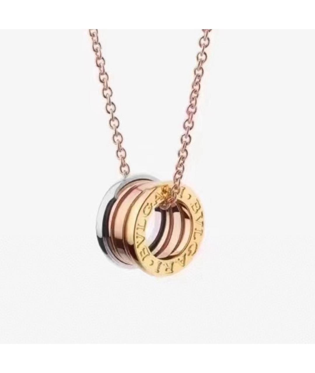 BVLGARI Мульти подвеска из розового золота, фото 8