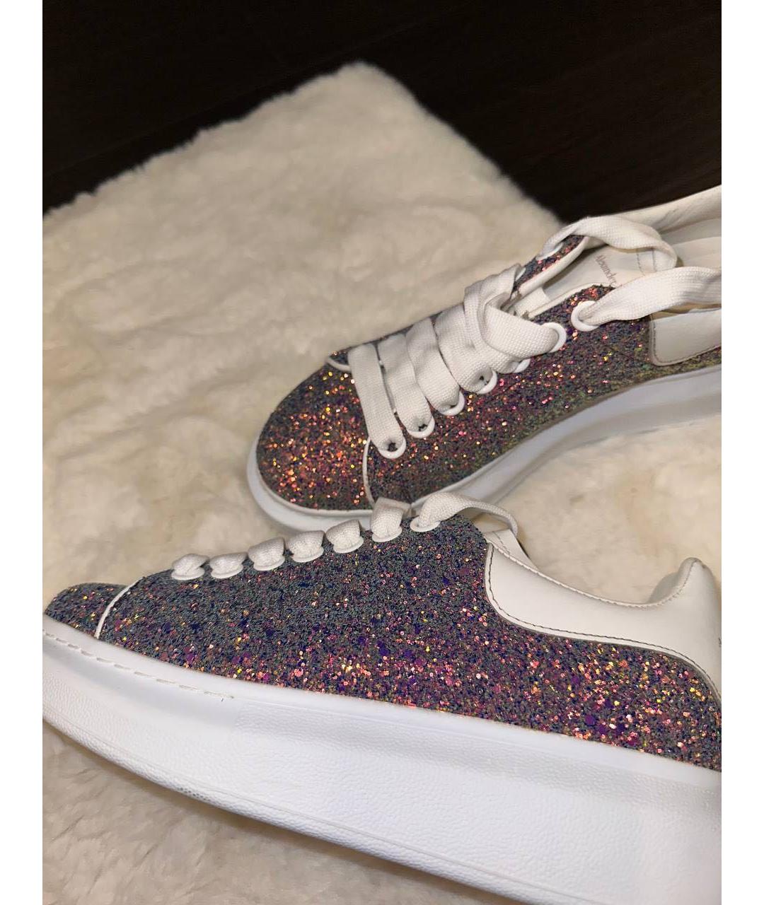 ALEXANDER MCQUEEN Мульти кожаные кроссовки, фото 3