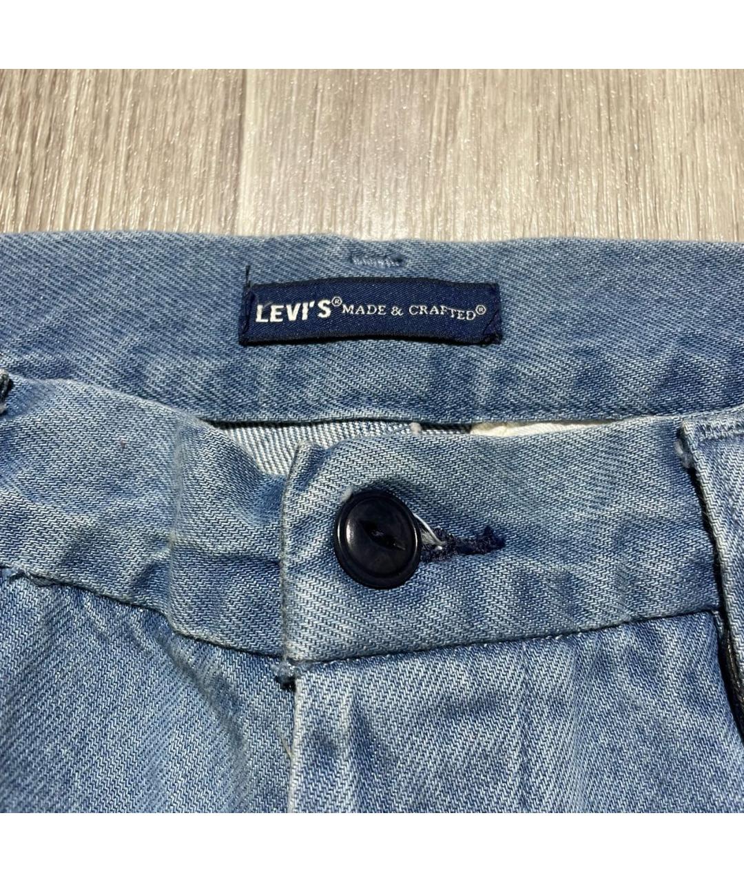 LEVI'S Голубые хлопковые джинсы клеш, фото 3