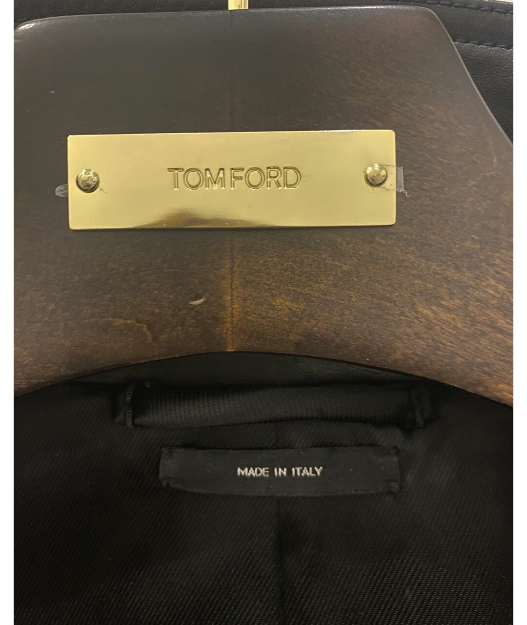 TOM FORD Черная кожаная куртка, фото 8