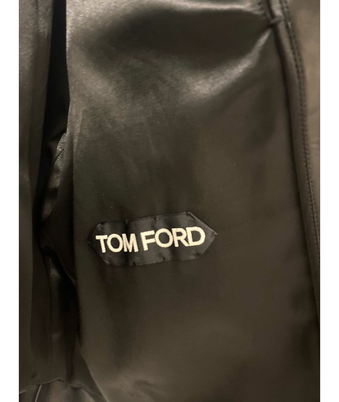 TOM FORD Черная кожаная куртка, фото 5
