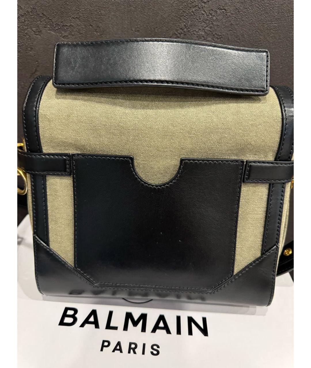 BALMAIN Хаки сумка тоут, фото 3