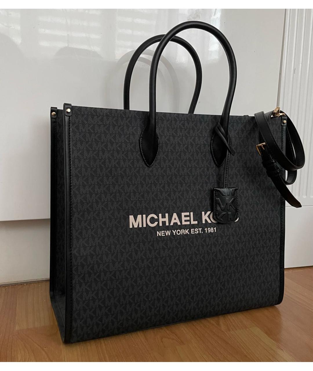 MICHAEL KORS Черная сумка тоут, фото 2