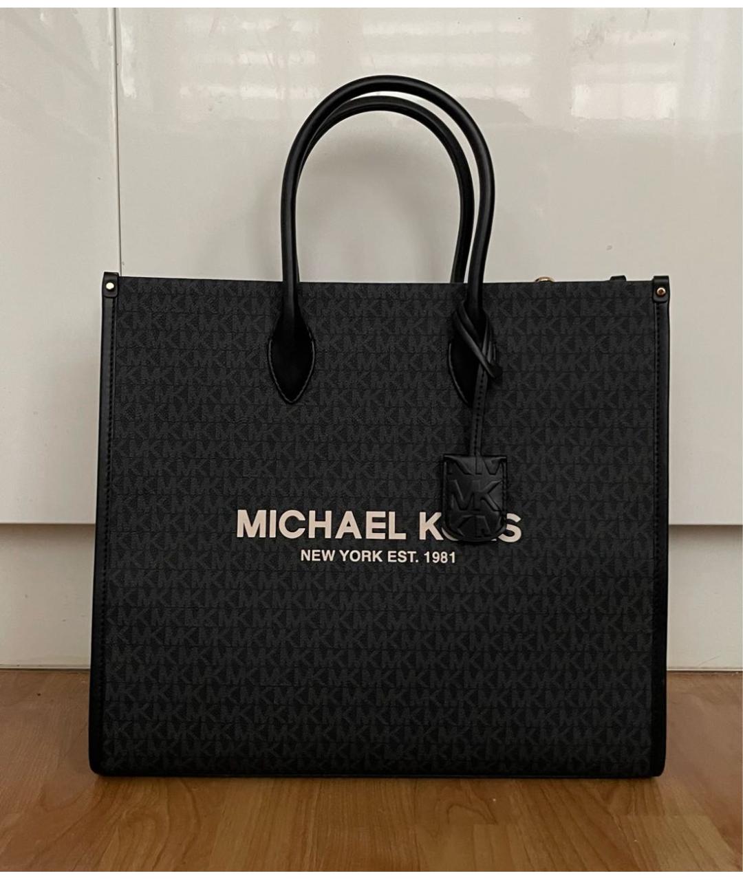 MICHAEL KORS Черная сумка тоут, фото 6