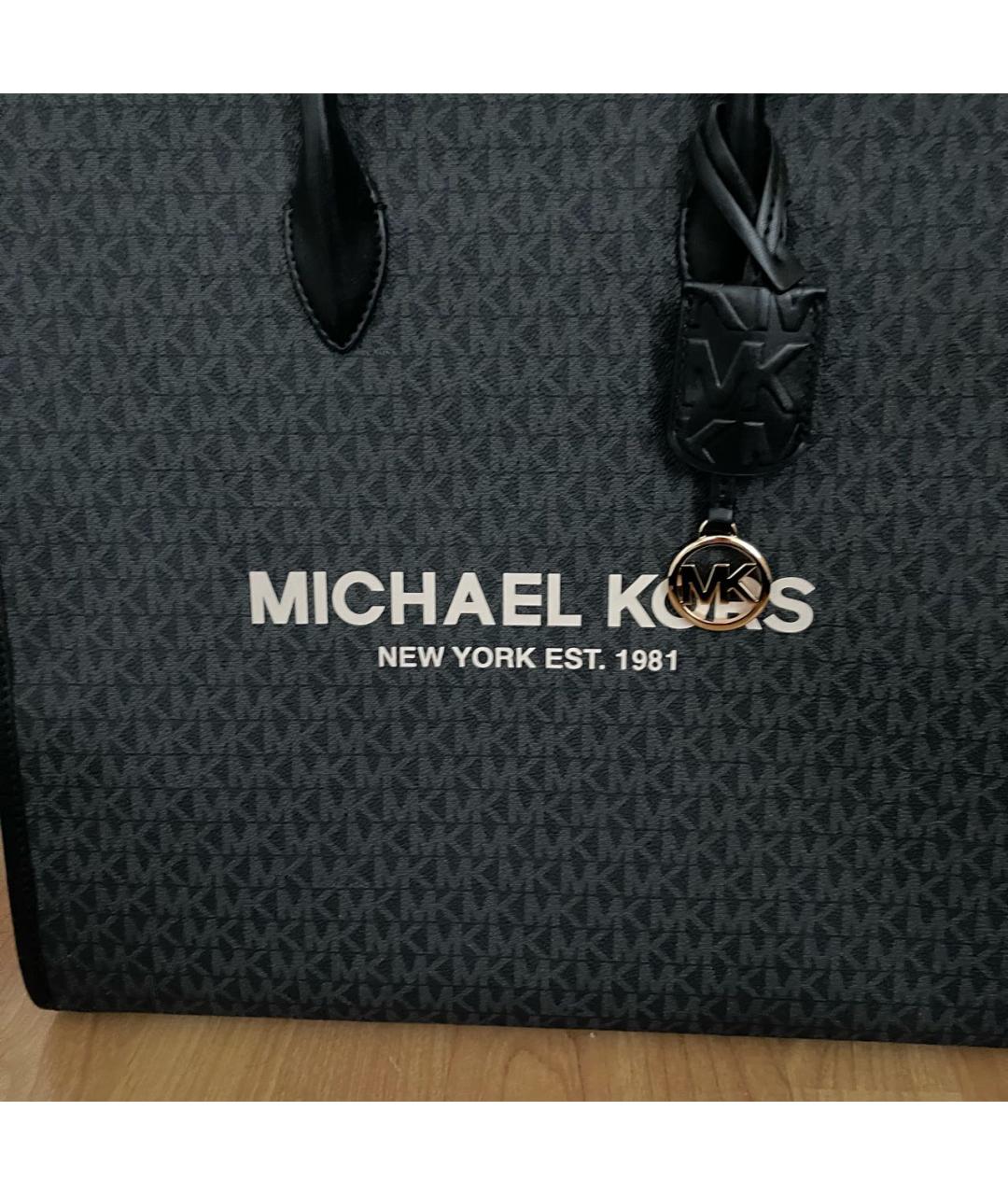 MICHAEL KORS Черная сумка тоут, фото 7