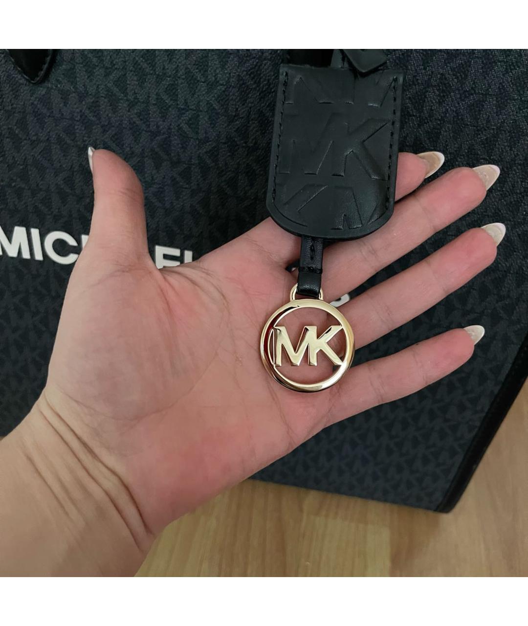 MICHAEL KORS Черная сумка тоут, фото 5