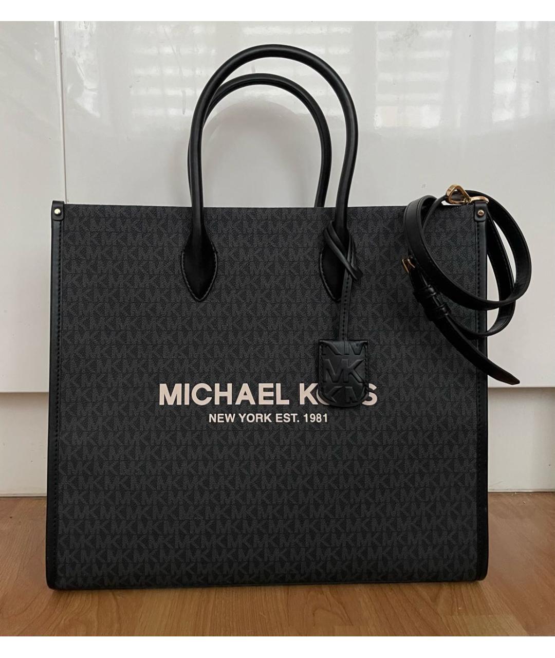 MICHAEL KORS Черная сумка тоут, фото 9