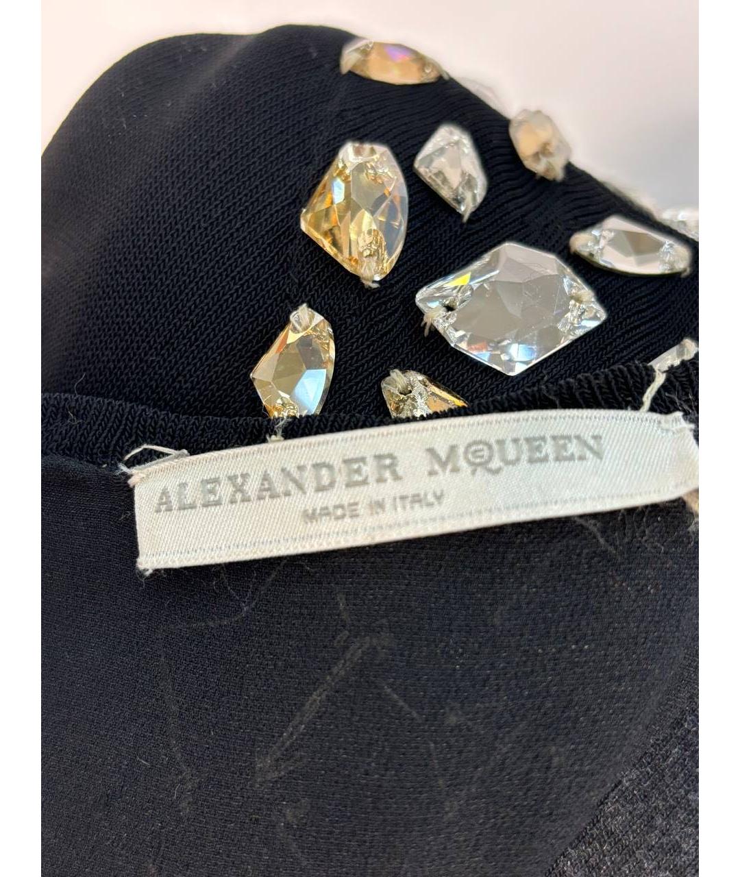 ALEXANDER MCQUEEN Черное вечернее платье, фото 3