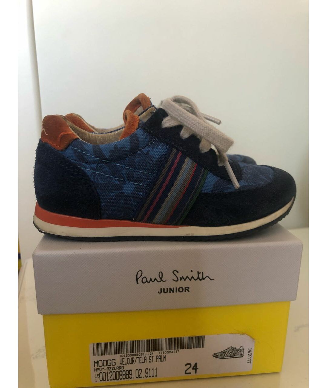 PAUL SMITH Мульти кожаные кеды, фото 6