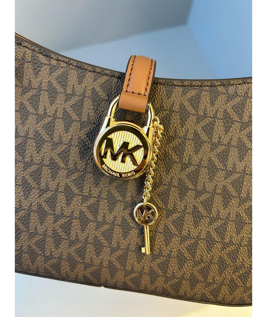 MICHAEL KORS Коричневая сумка через плечо, фото 6