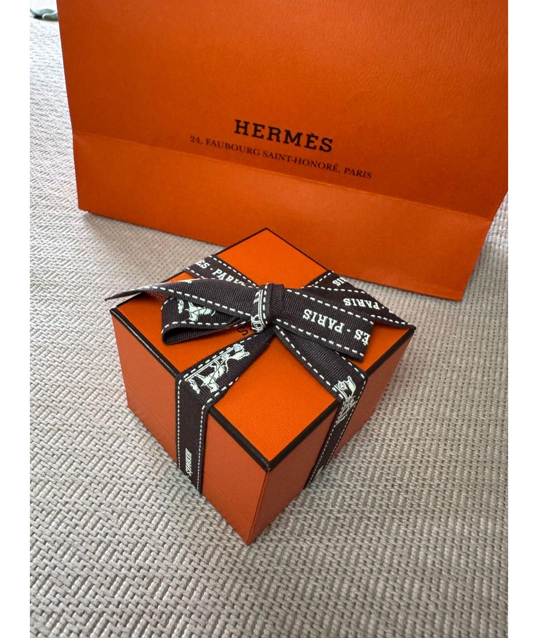 HERMES Серебряное серебряное кольцо, фото 3