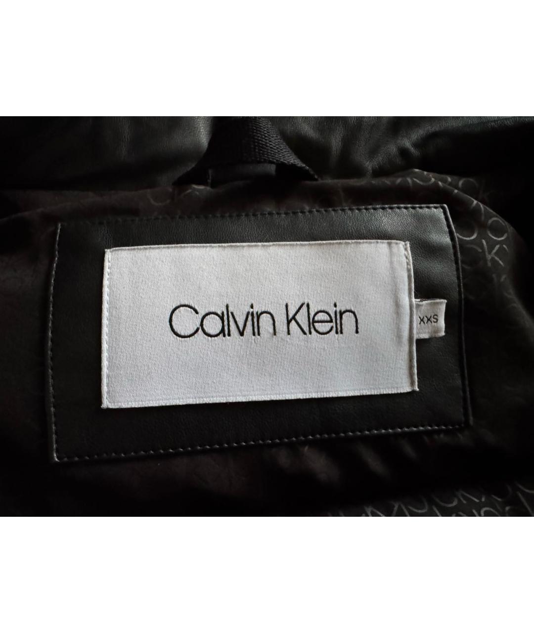 CALVIN KLEIN Черный пуховик, фото 3