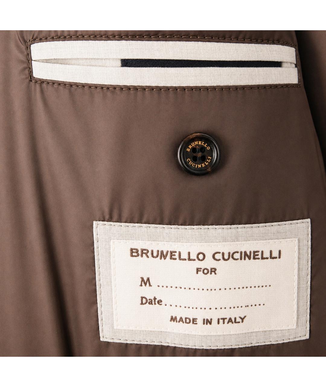 BRUNELLO CUCINELLI Синяя шерстяная парка, фото 5