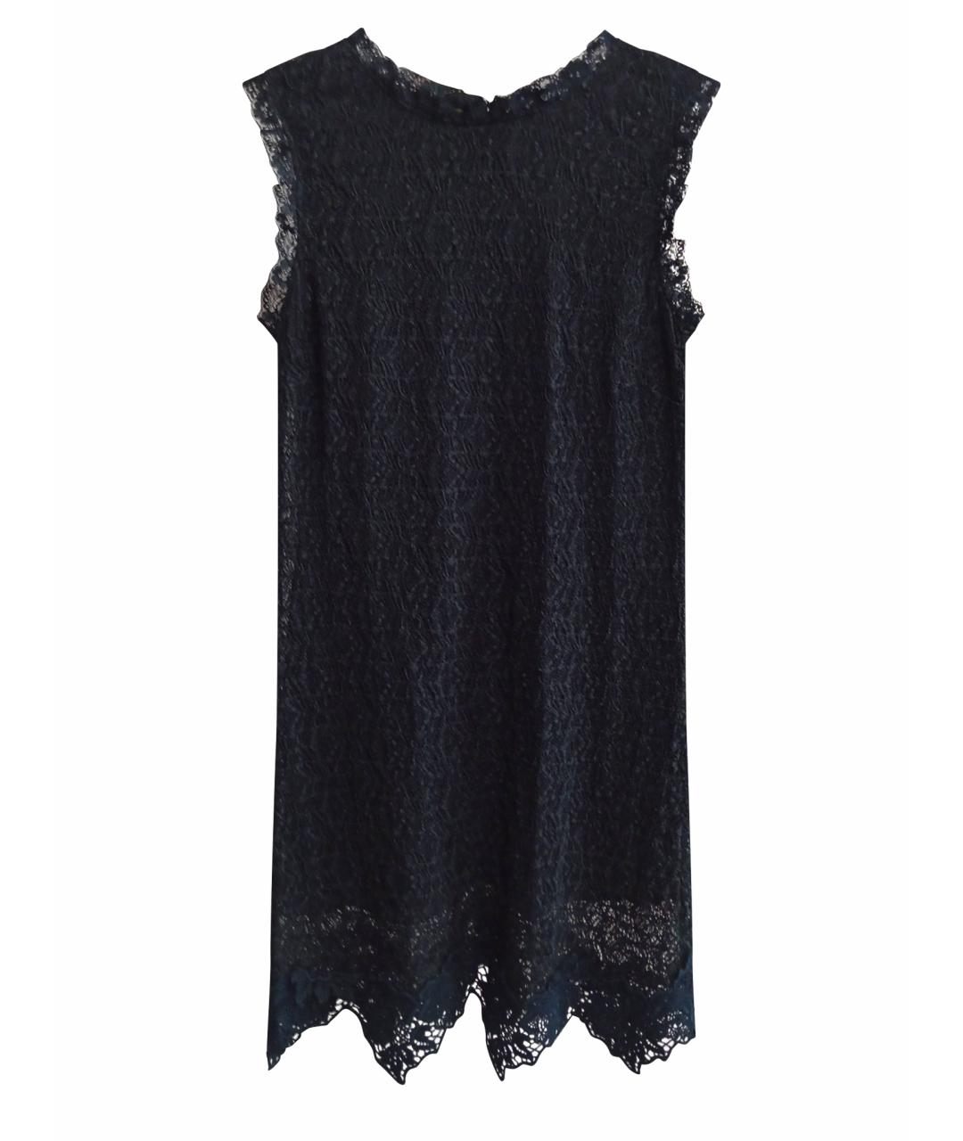DOLCE&GABBANA Черное кружевное коктейльное платье, фото 1