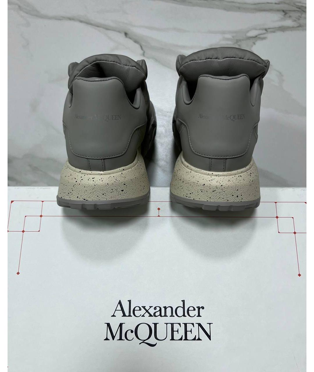 ALEXANDER MCQUEEN Коричневые низкие кроссовки / кеды, фото 5