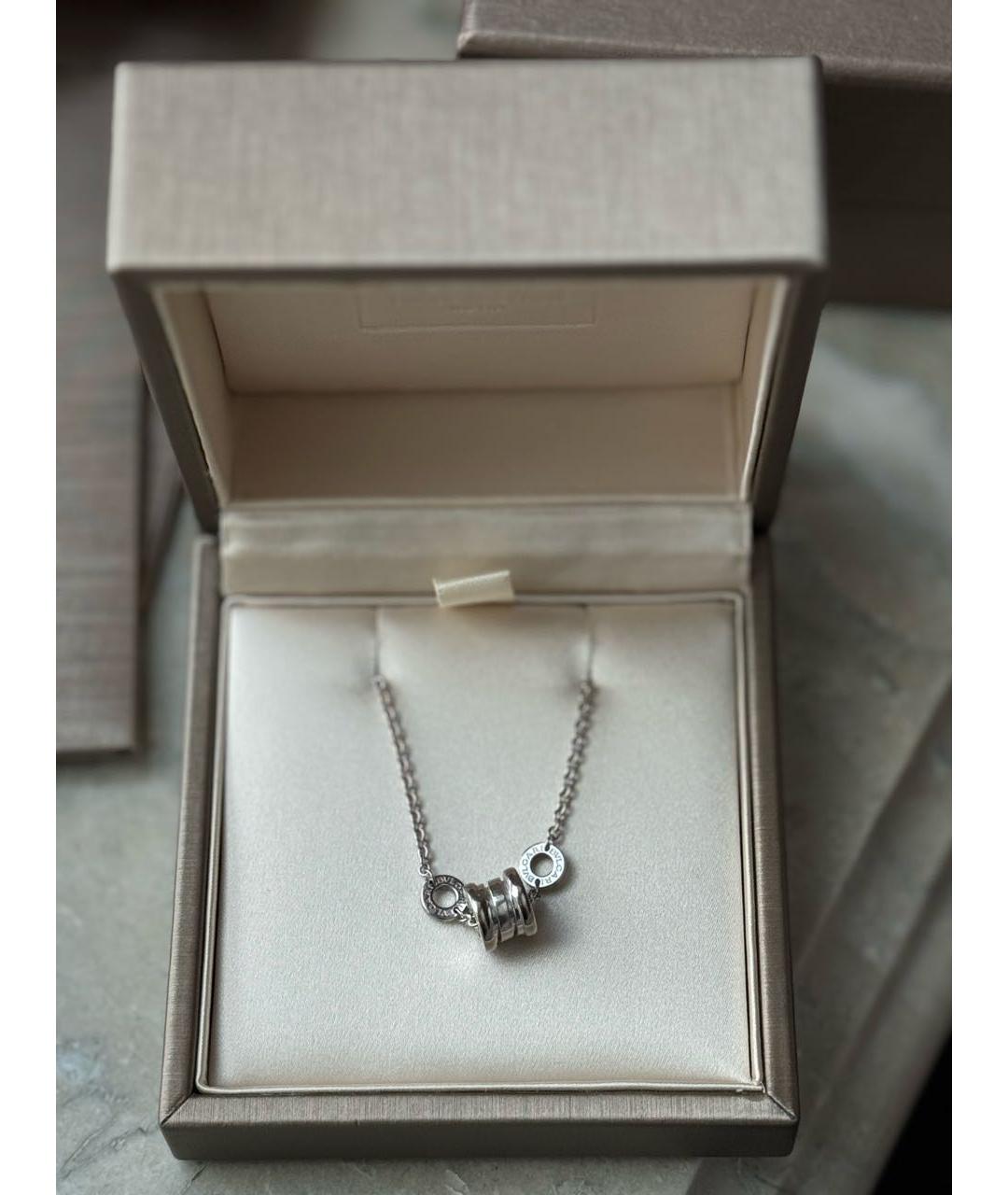 BVLGARI Серебрянный браслет из белого золота, фото 2