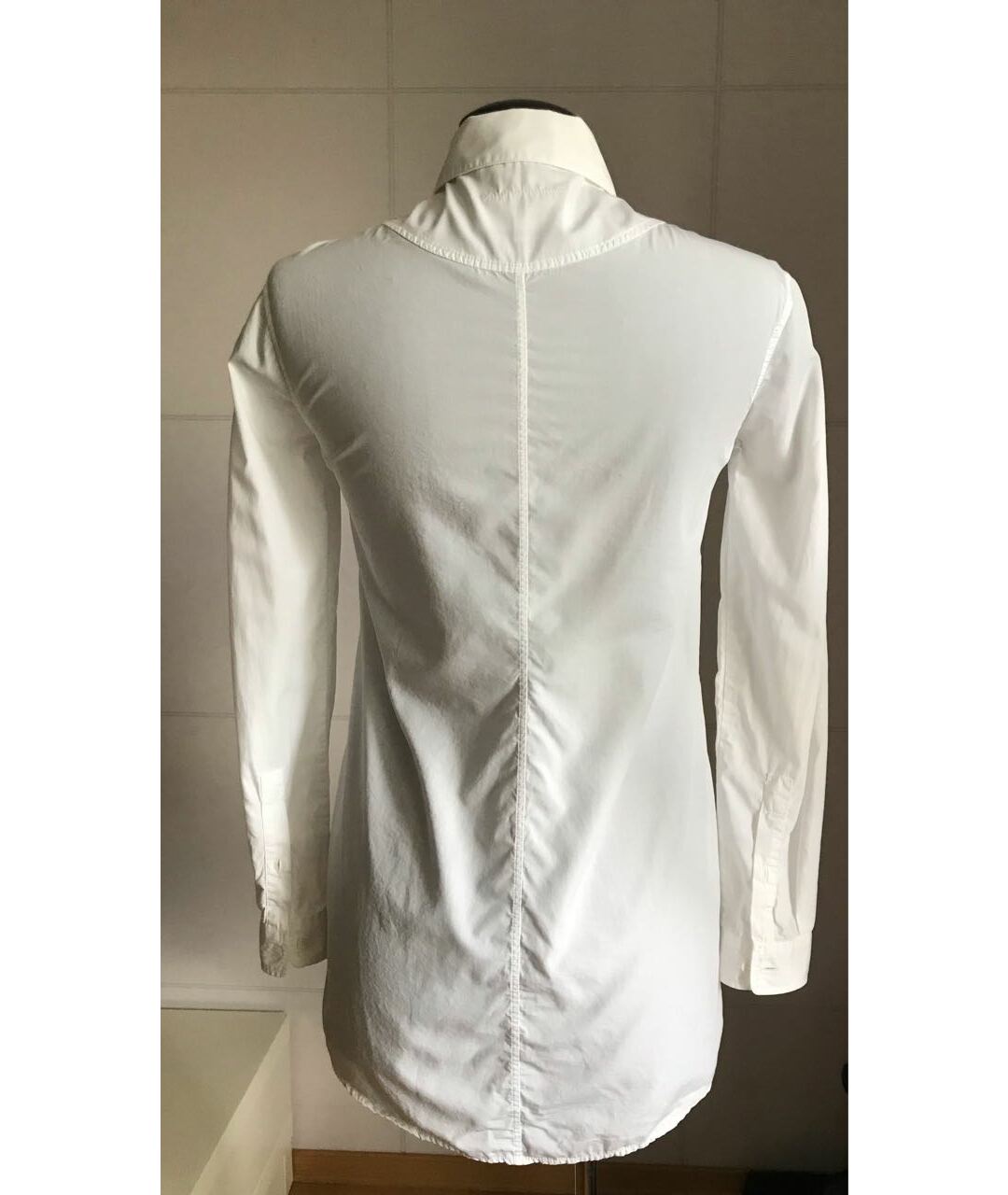 MM6 MAISON MARGIELA Белая хлопковая рубашка, фото 2