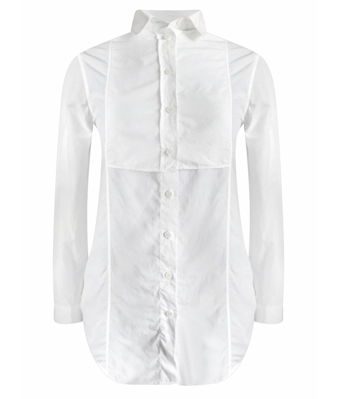 MM6 MAISON MARGIELA Белая хлопковая рубашка, фото 1