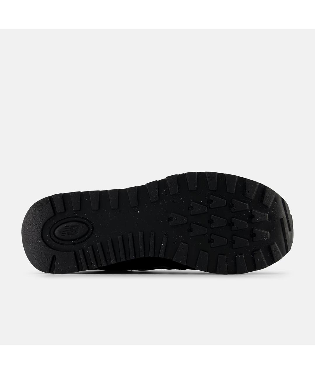 NEW BALANCE Черные кожаные низкие кроссовки / кеды, фото 5