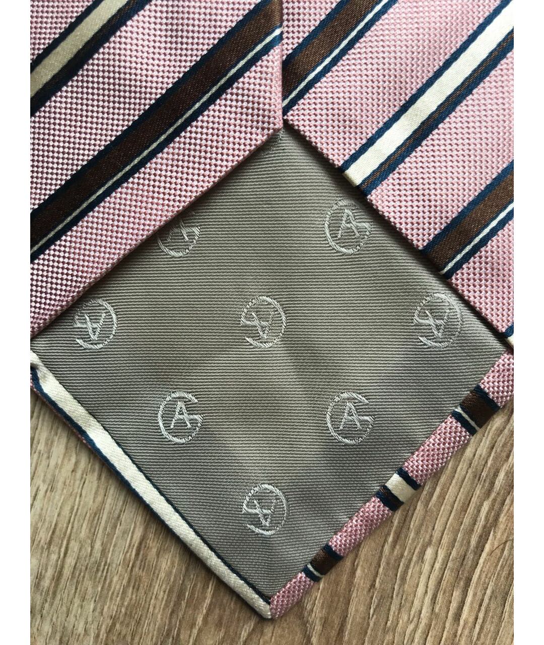 GIORGIO ARMANI Розовый шелковый галстук, фото 6