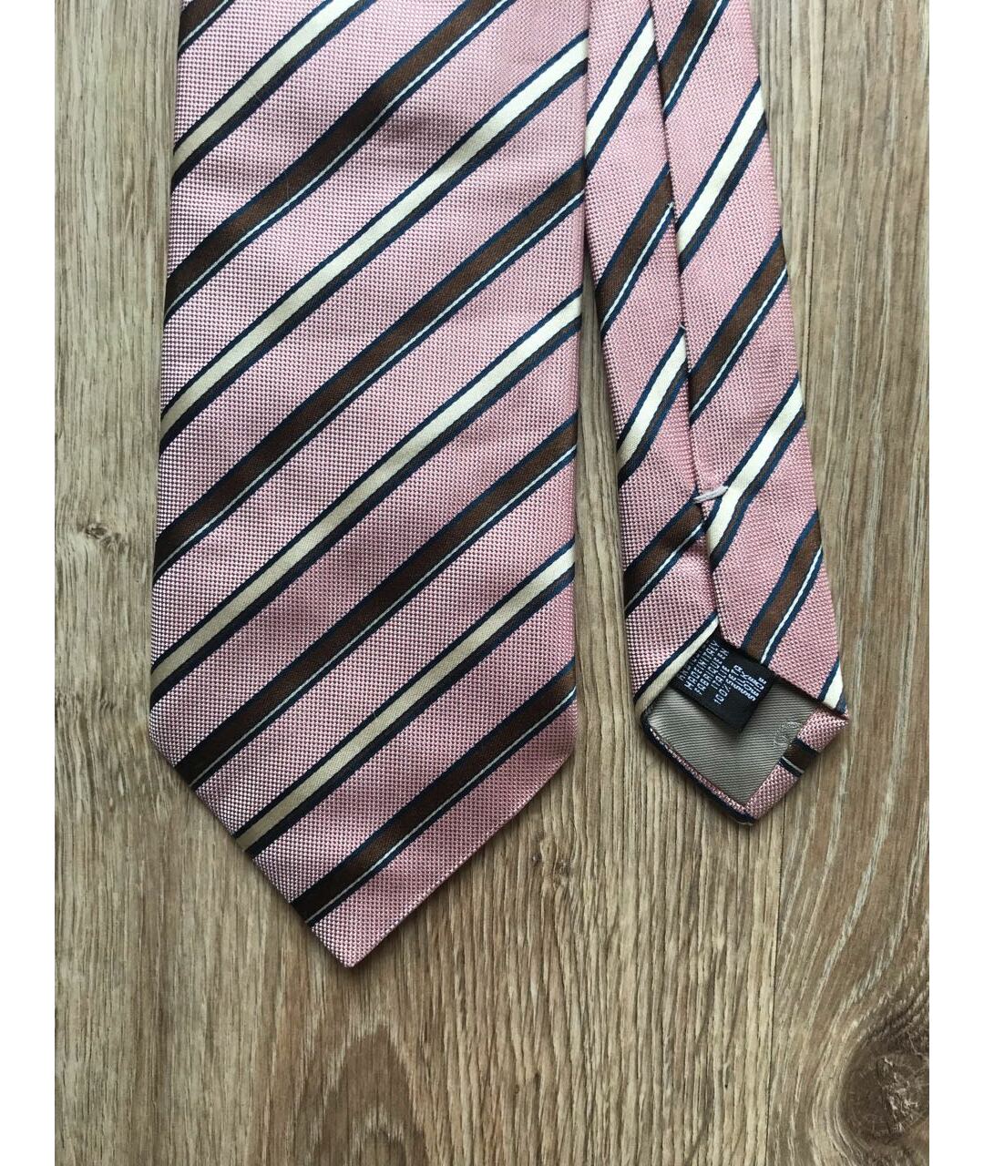 GIORGIO ARMANI Розовый шелковый галстук, фото 2