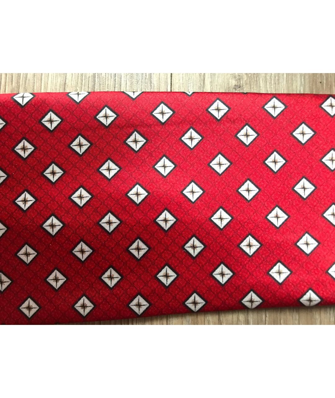 VERSACE VINTAGE Красный шелковый галстук, фото 4