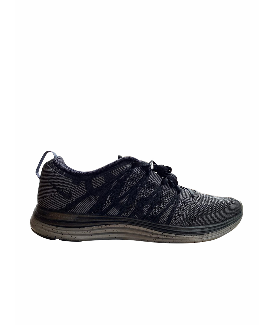 SUPREME Черные текстильные низкие кроссовки / кеды, фото 1