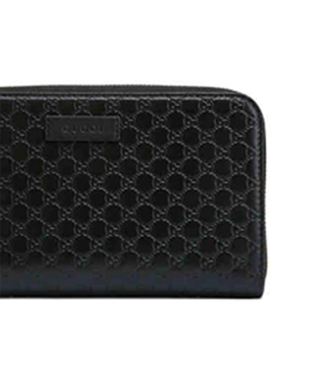 GUCCI Черный кожаный кошелек, фото 5