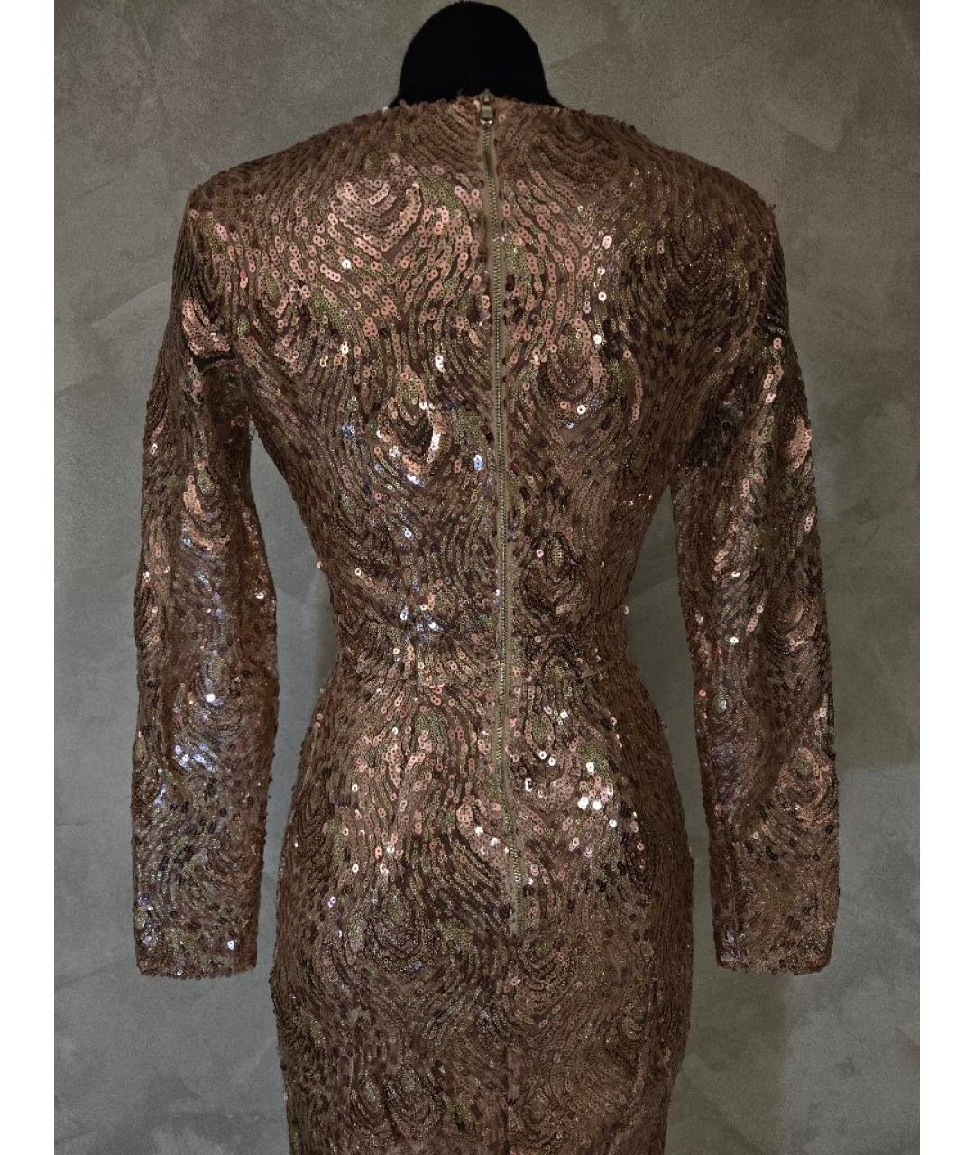 DOLCE&GABBANA Золотое вечернее платье, фото 6