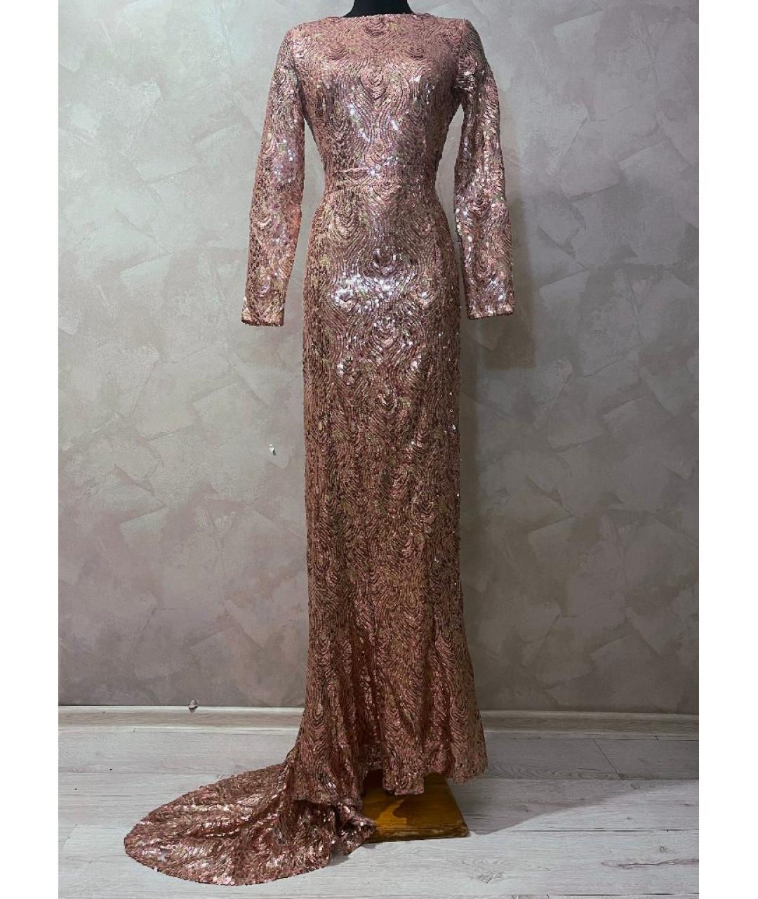 DOLCE&GABBANA Золотое вечернее платье, фото 10