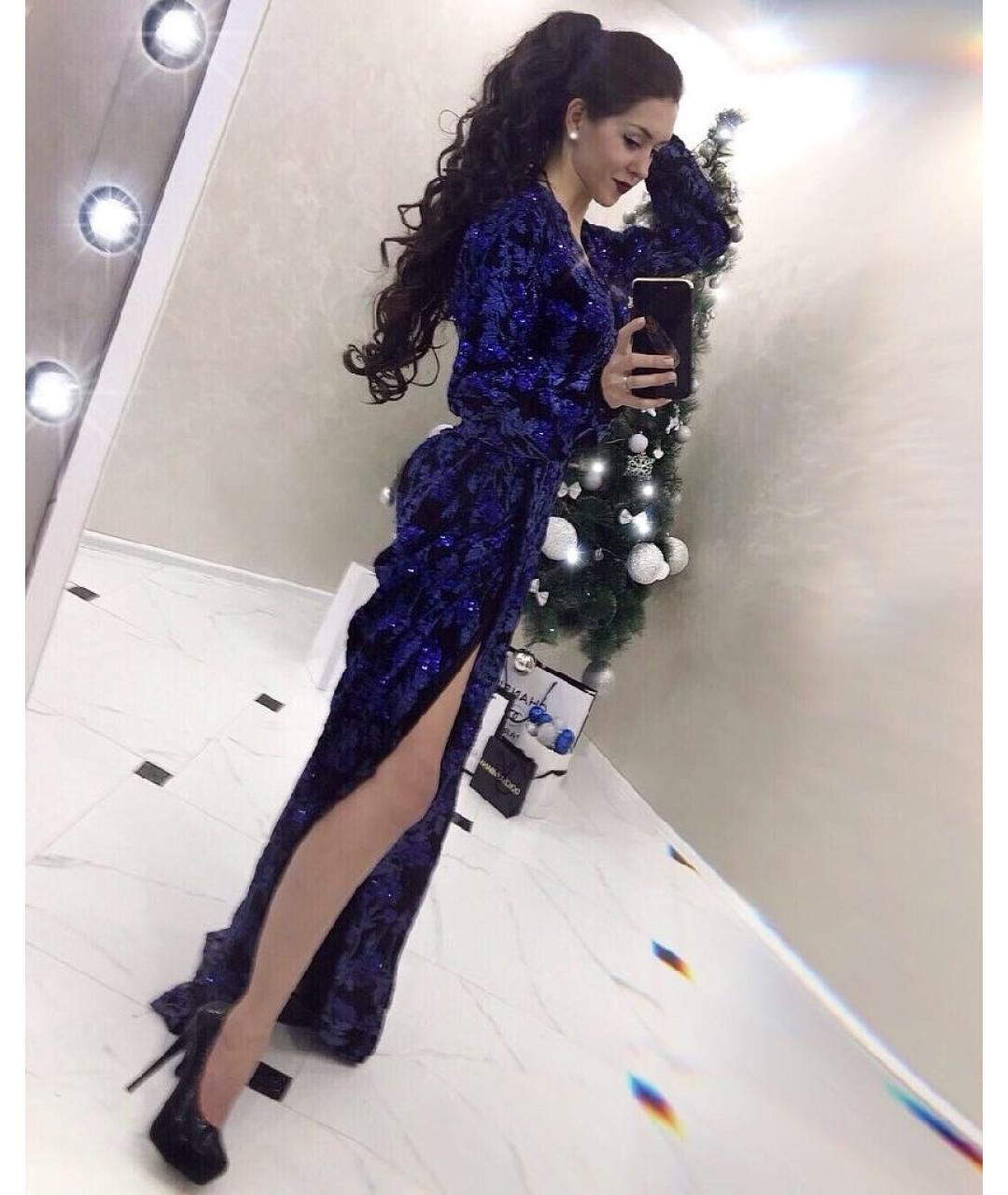 ELIE SAAB Синее вечернее платье, фото 9