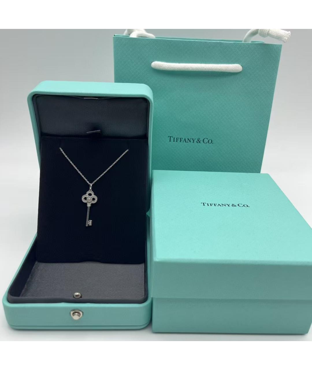TIFFANY&CO Белое колье из белого золота, фото 2