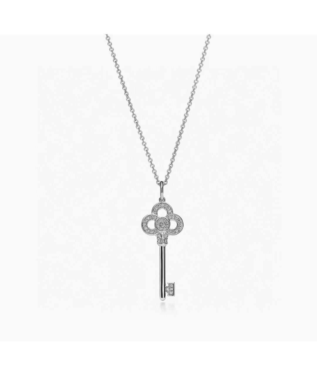 TIFFANY&CO Белое колье из белого золота, фото 4