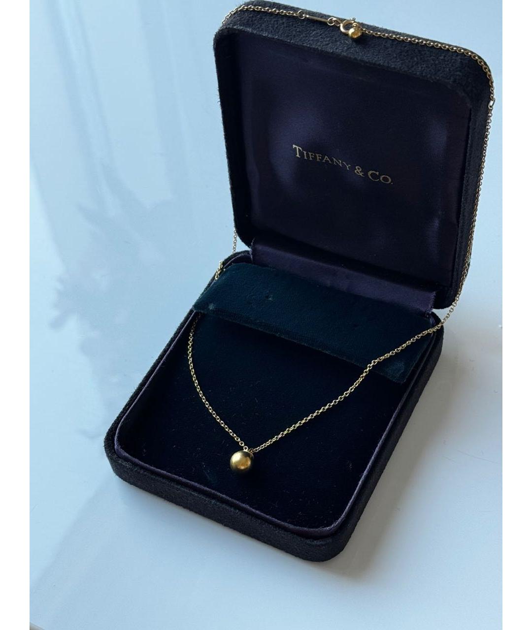 TIFFANY&CO Желтая подвеска из желтого золота, фото 4