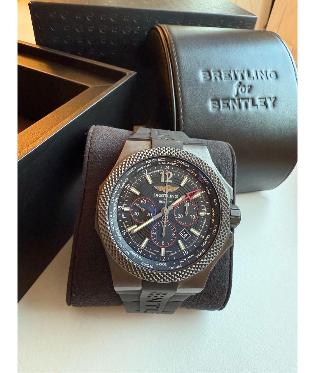 BREITLING Черные часы, фото 9