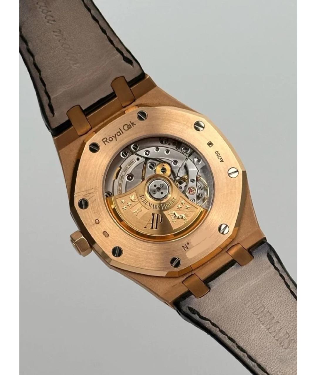 Audemars Piguet Черные часы из розового золота, фото 5