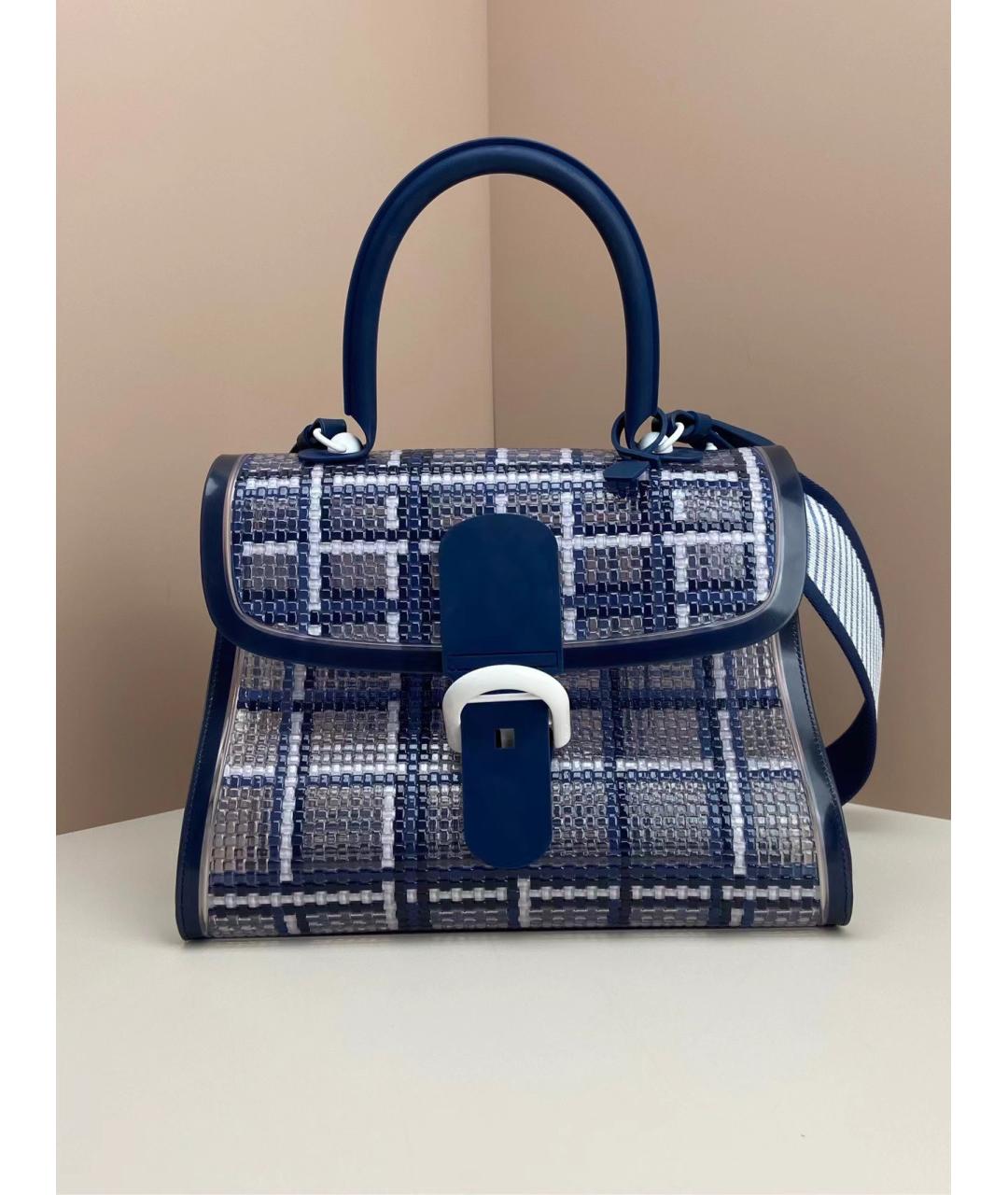 DELVAUX Голубая сумка тоут, фото 10