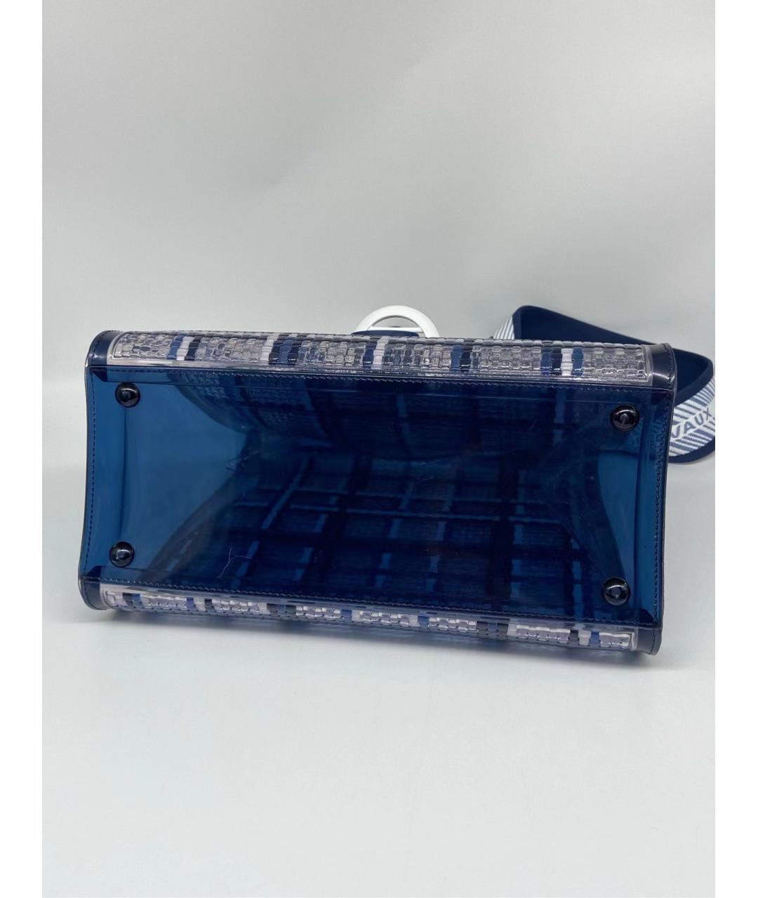 DELVAUX Голубая сумка тоут, фото 4