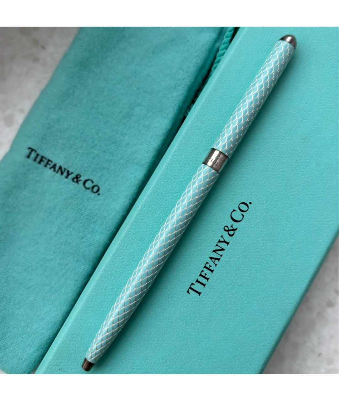 TIFFANY&CO Бирюзовая шариковая ручка, фото 4