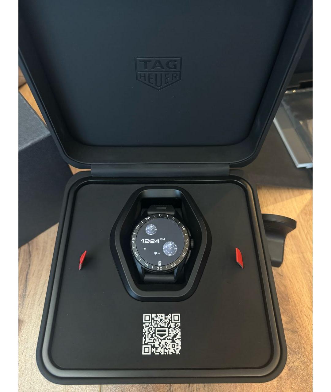 TAG HEUER Черные часы, фото 3