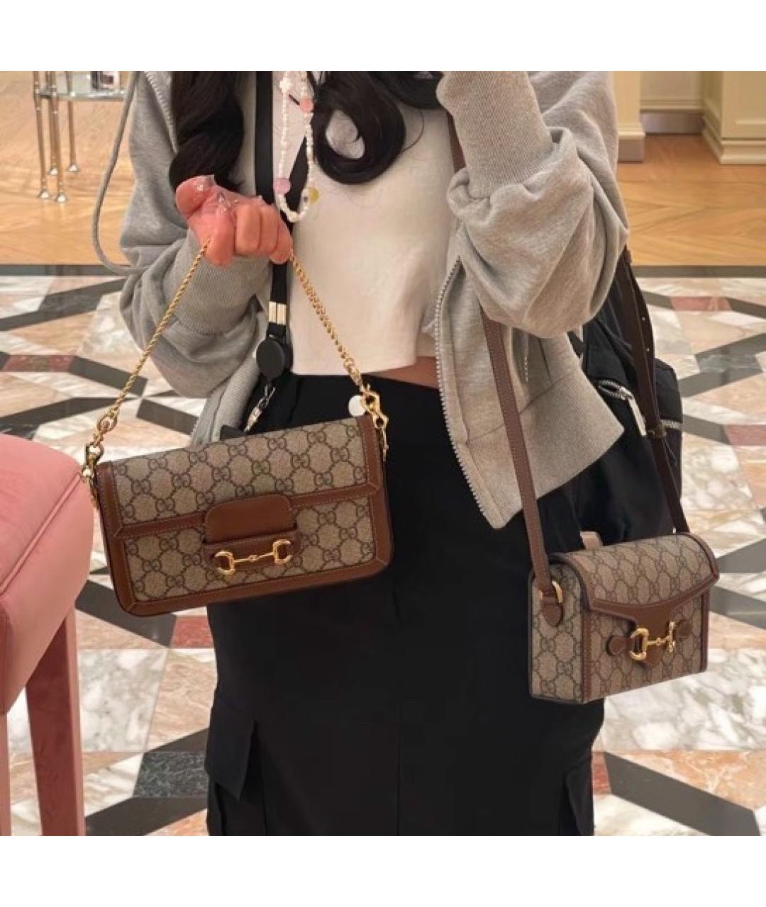 GUCCI Бежевая сумка через плечо, фото 8