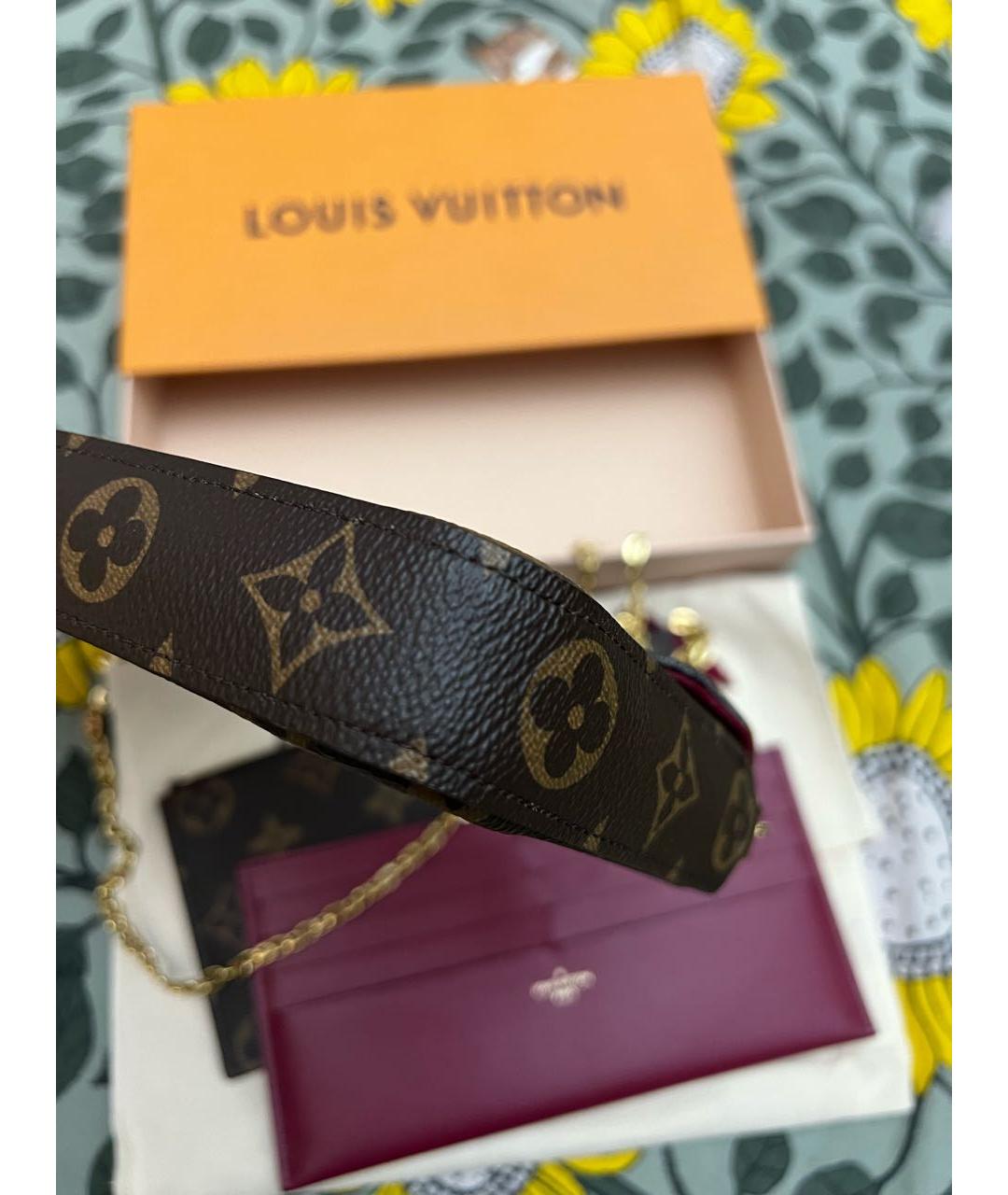 LOUIS VUITTON Коричневая сумка через плечо, фото 5