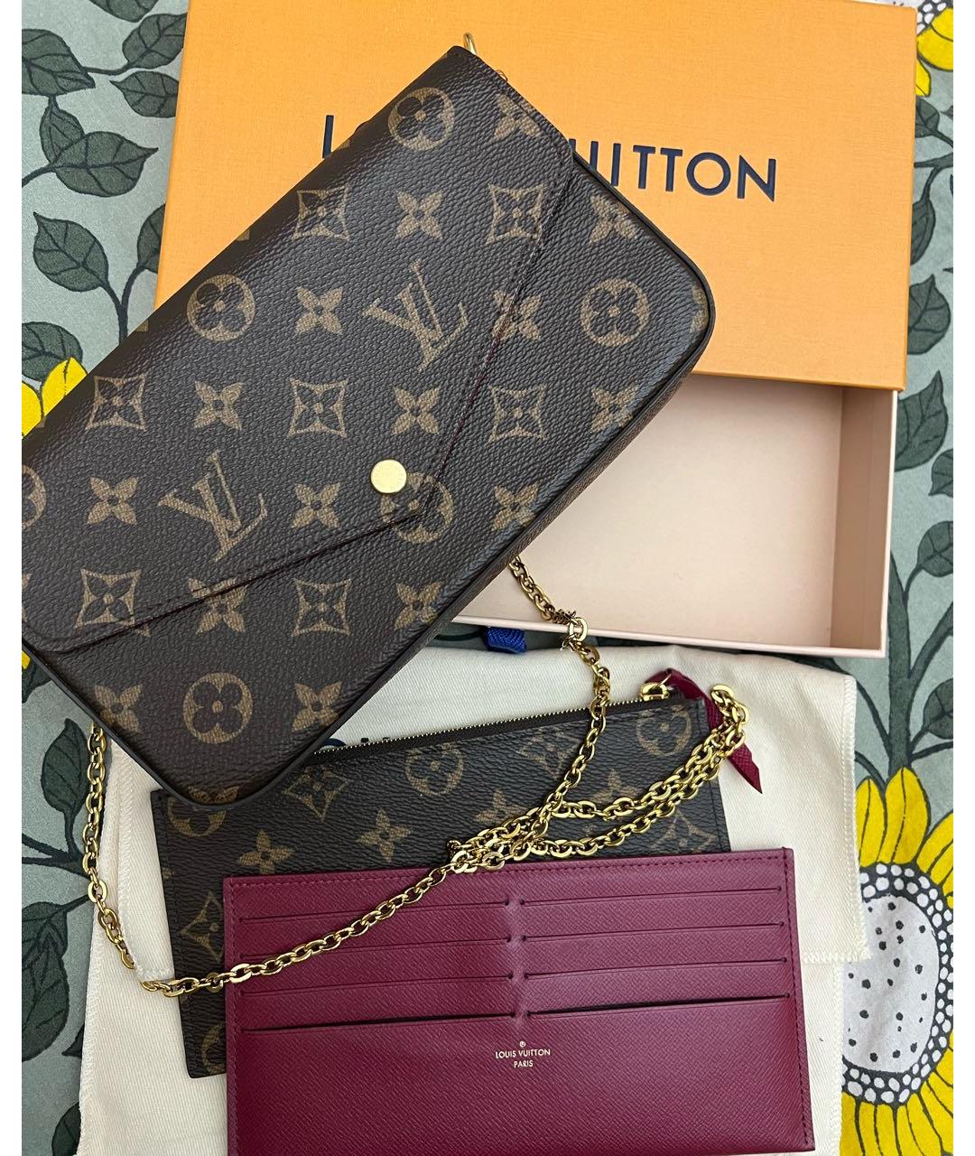 LOUIS VUITTON Коричневая сумка через плечо, фото 3