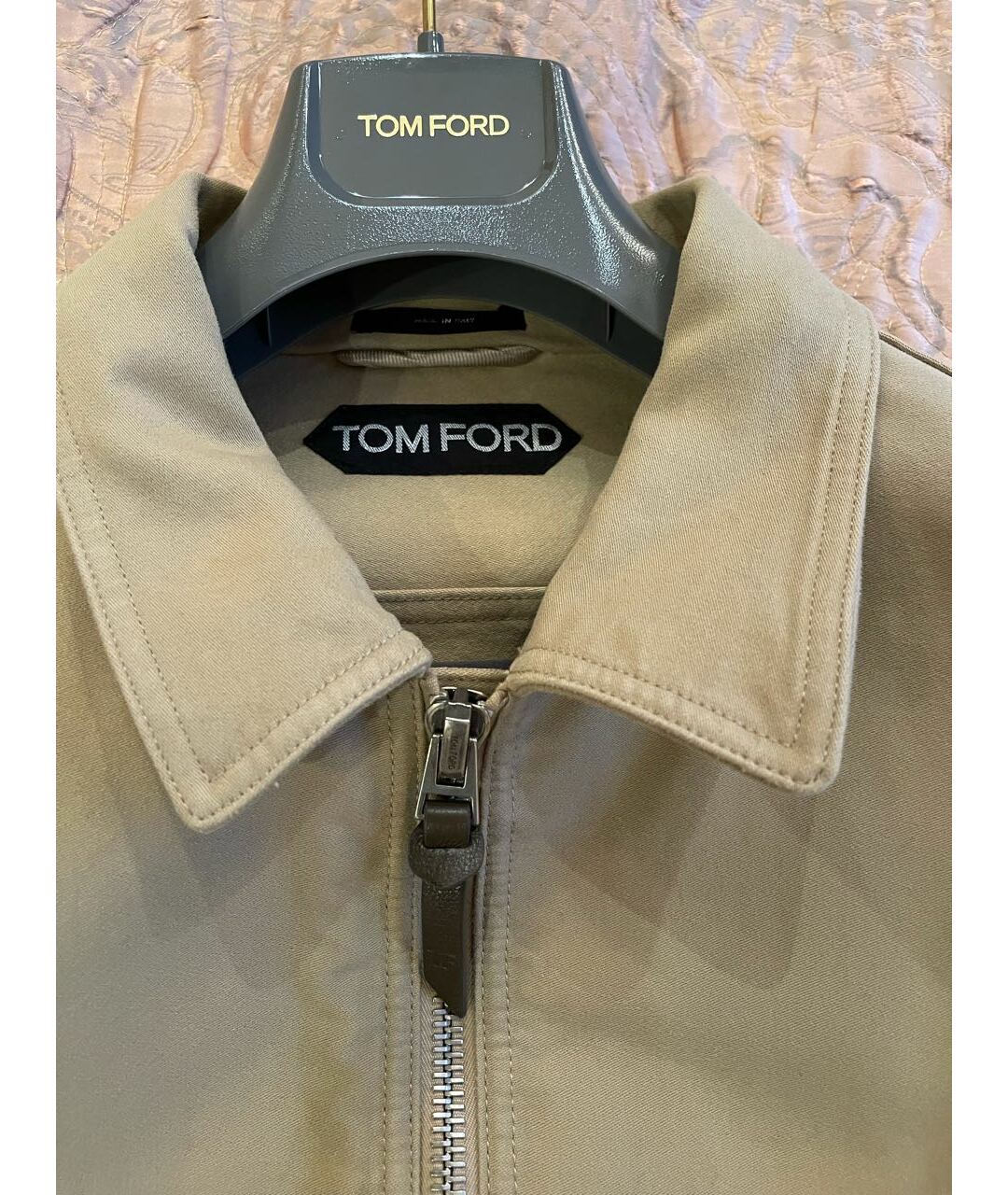 TOM FORD Бежевый хлопковый пиджак, фото 2