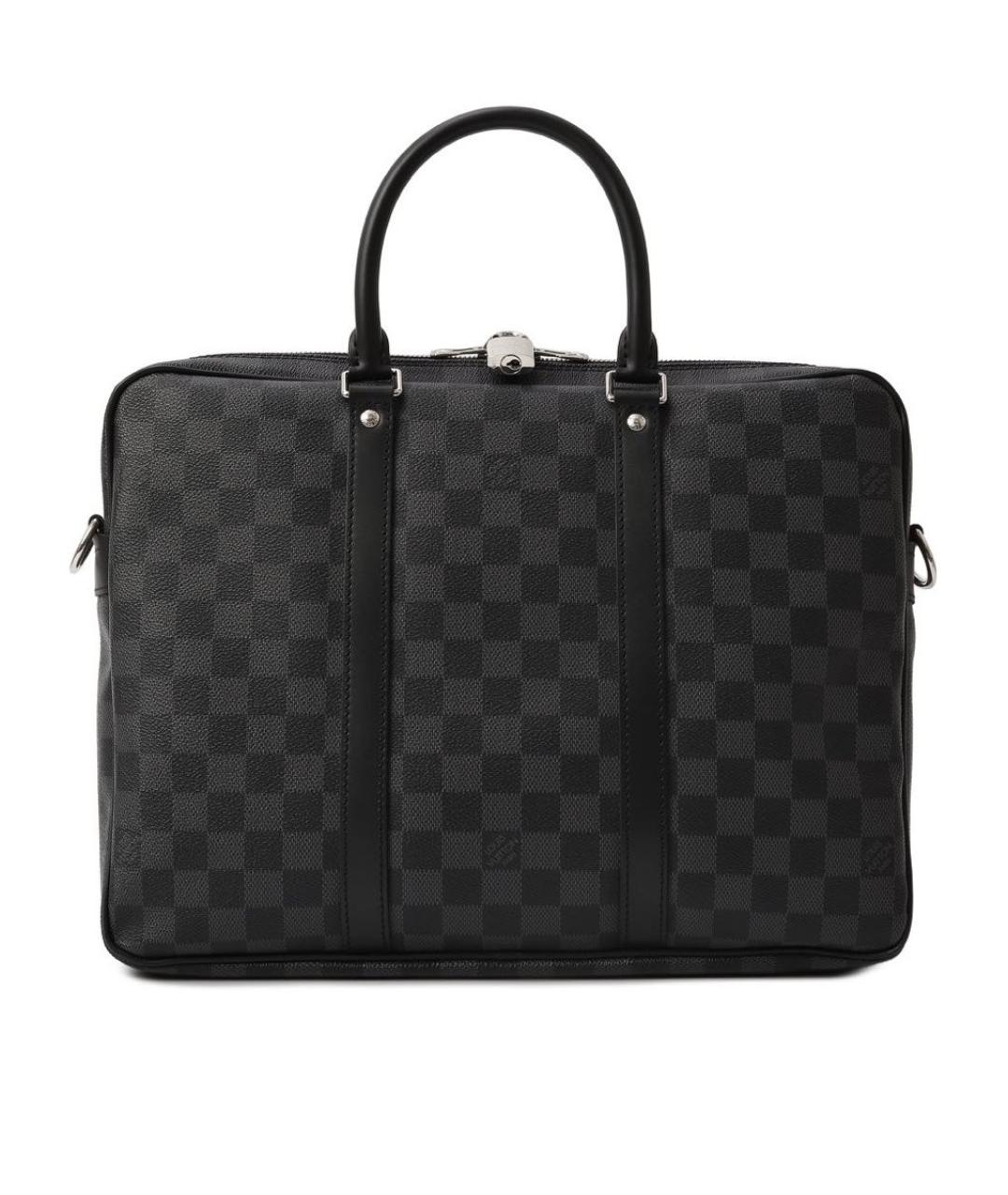 LOUIS VUITTON Темно-синий портфель, фото 1