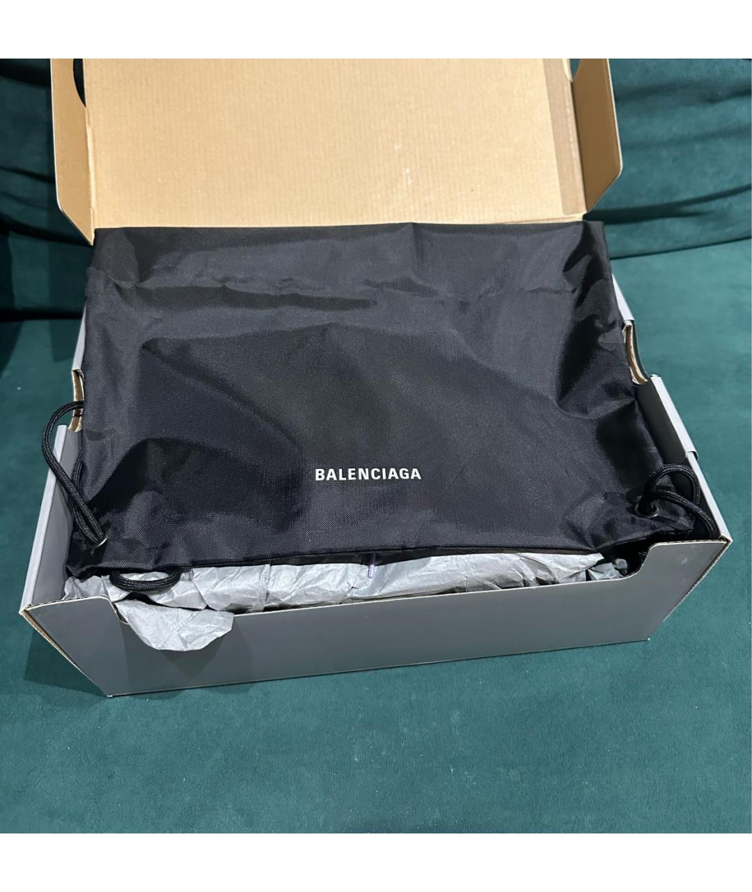 BALENCIAGA Фиолетовые кожаные кроссовки, фото 5