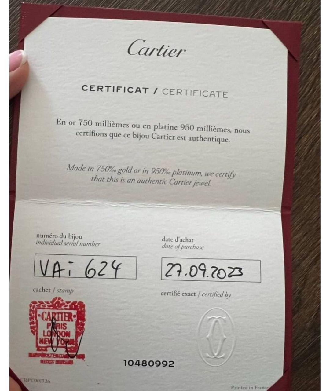 CARTIER Золотое кольцо из розового золота, фото 4