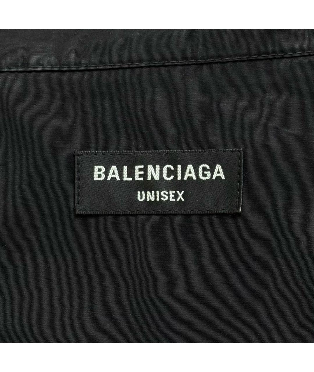 BALENCIAGA Черная хлопковая куртка, фото 6