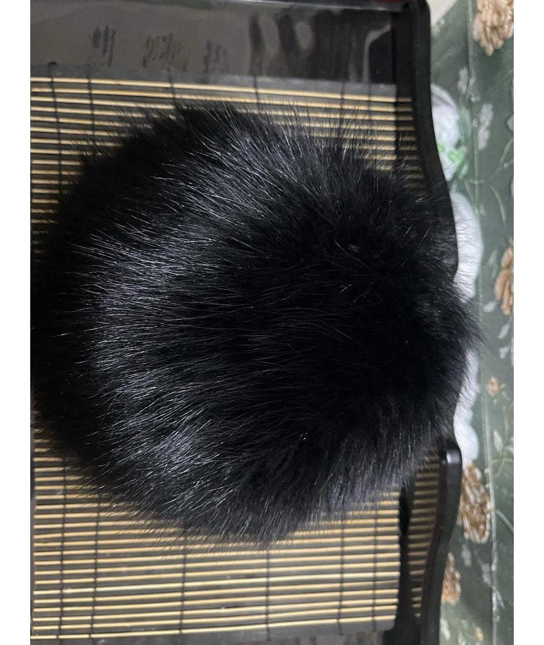 'S MAX MARA Черная шапка, фото 5